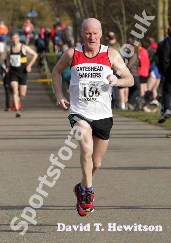 Alan Johnson (Gateshead) taking part in the Royal Signal Relays.